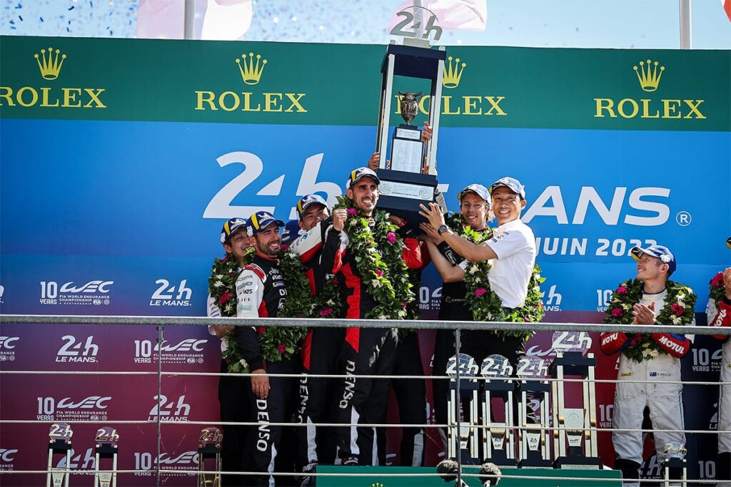 Gazoo Racing Le Mans 2022 Podium